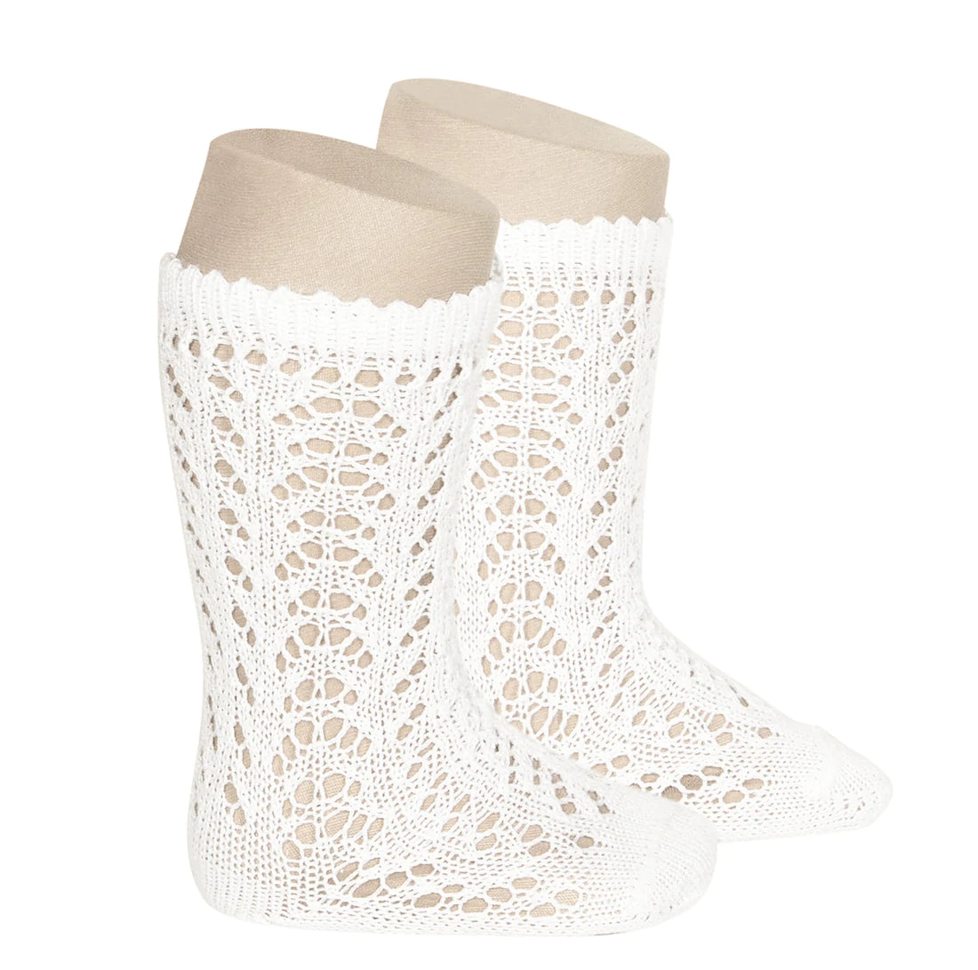 Condor Full Openwork Knee High Sock (303) (cava)