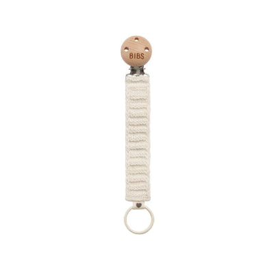 Bibs Pacifier Knitted Clip (ivory)