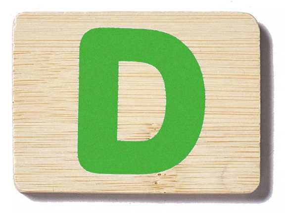 Everearth Name Train Letter "D"