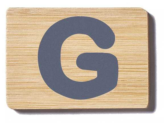 Everearth Name Train Letter "G"