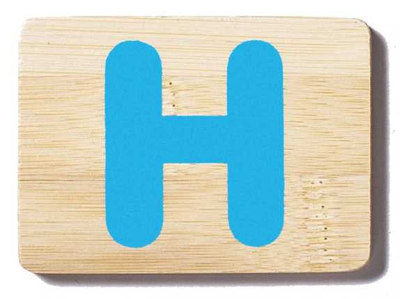 Everearth Name Train Letter "H"