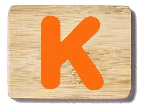 Everearth Name Train Letter "K"