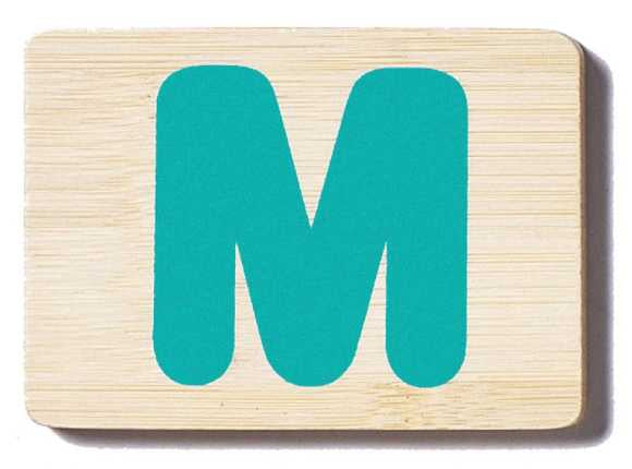 Everearth Name Train Letter "M"