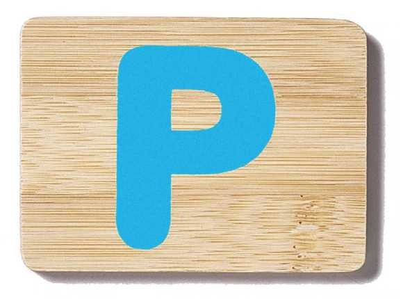 Everearth Name Train Letter "P"