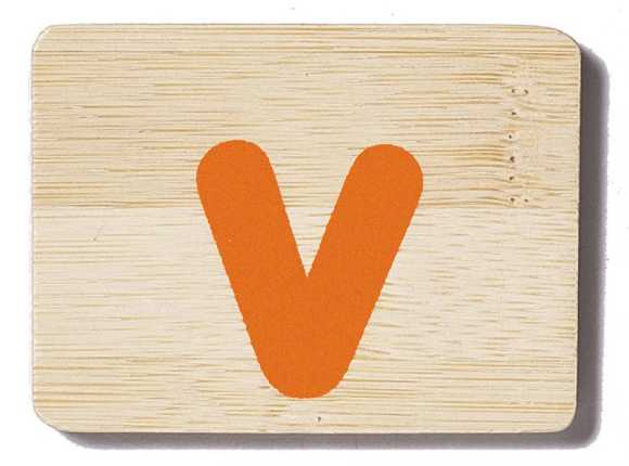 Everearth Name Train Letter "V"