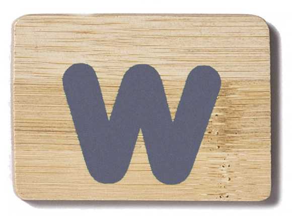 Everearth Name Train Letter "W"