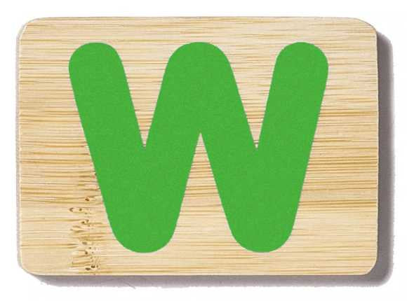 Everearth Name Train Letter "W"