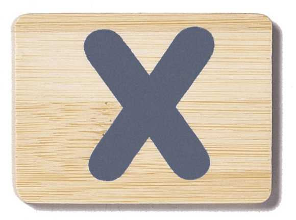Everearth Name Train Letter "X"