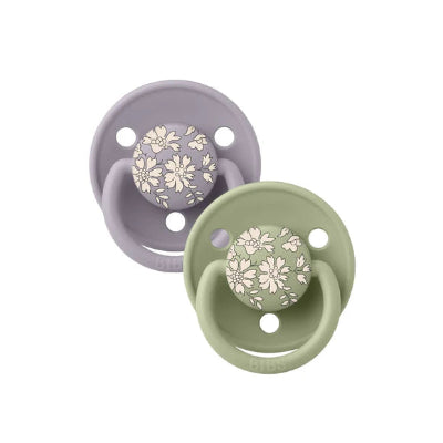 Bibs Denmark Pacifiers Liberty Print De Lux 2 pk Silicone (one size)