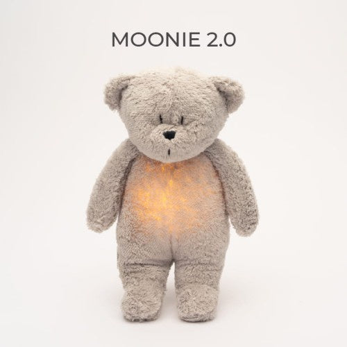 Moonie Organic Humming Bear with Lamp 2.0 (grey)