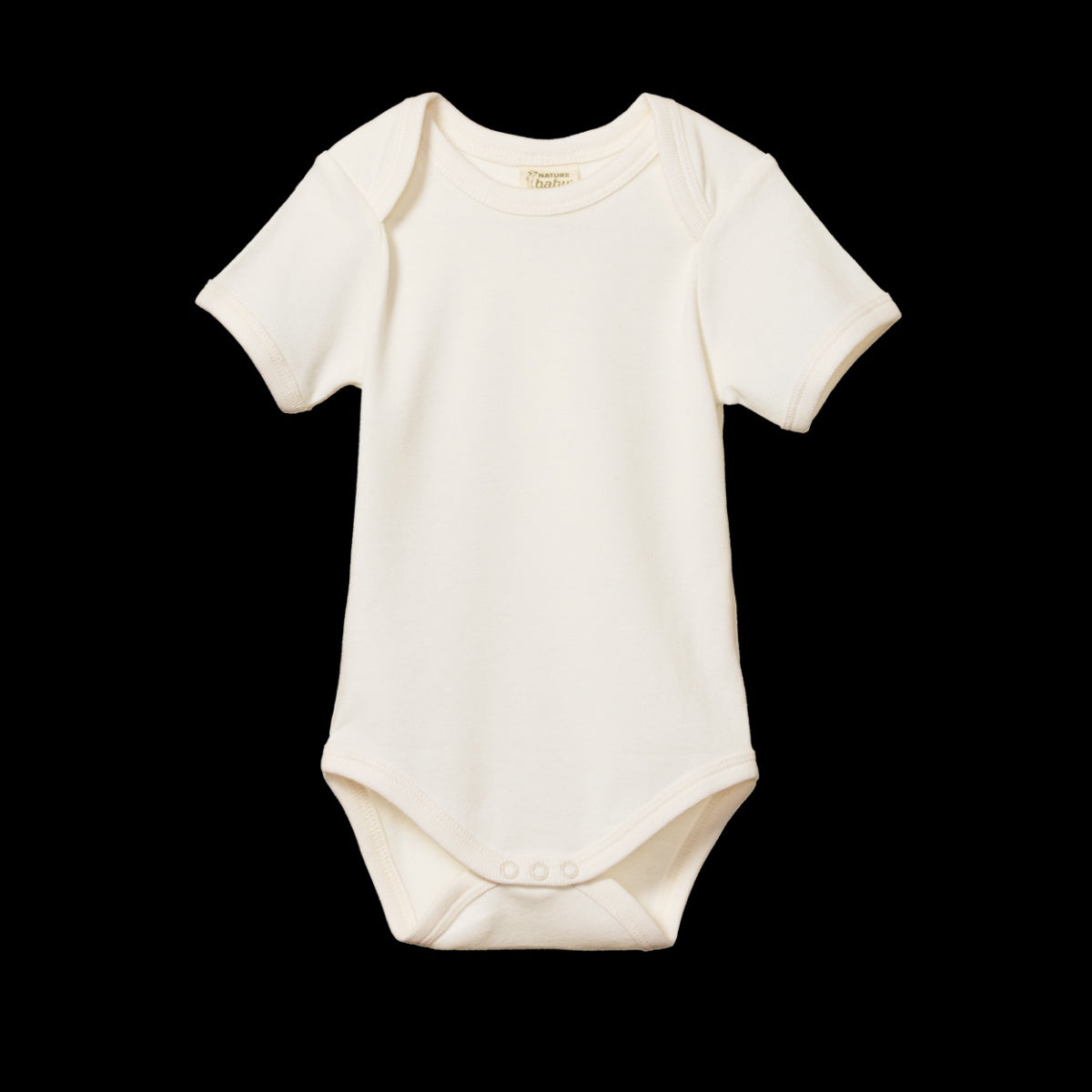 Nature Baby Short Sleeve Bodysuit (natural)