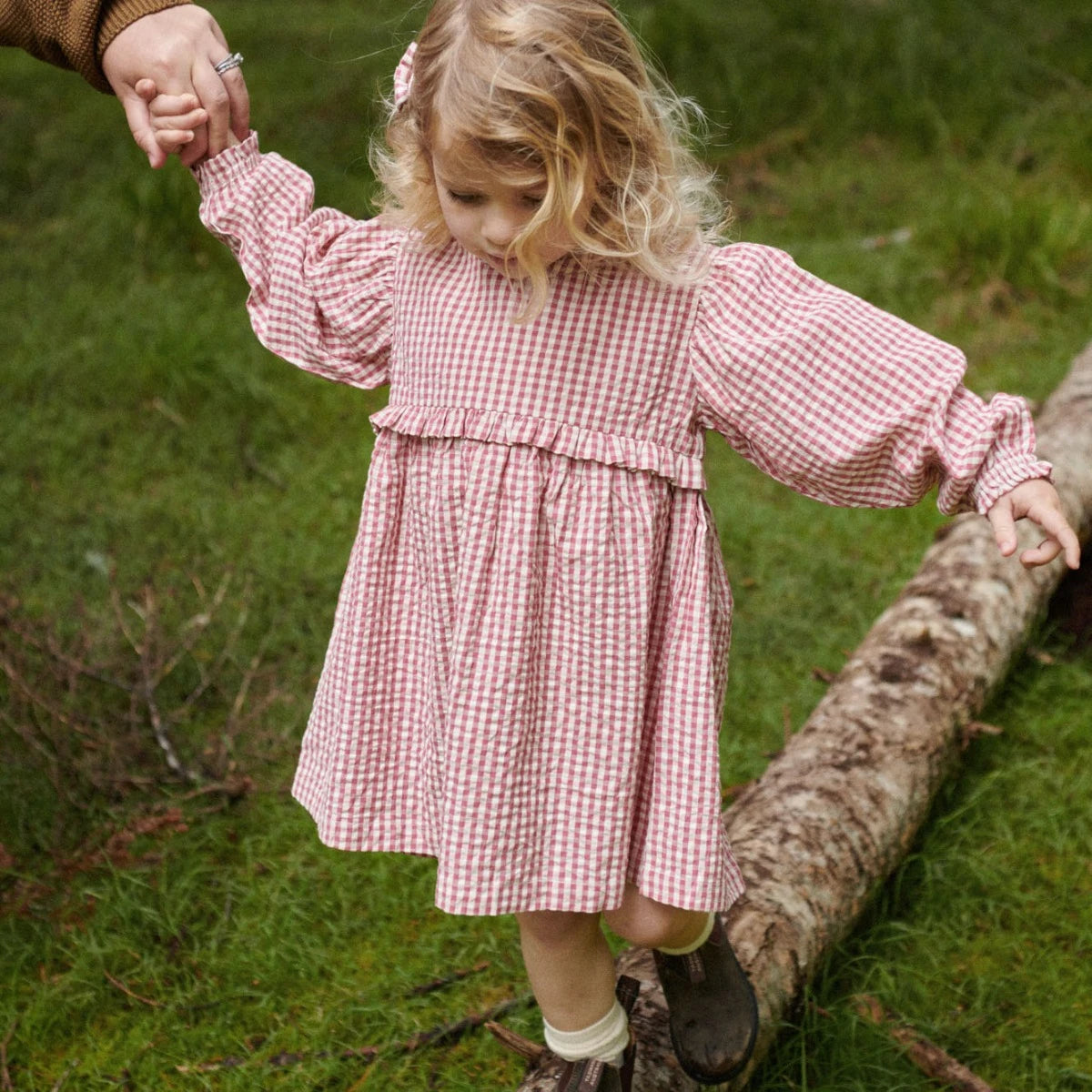 Nature Baby Nora Dress (jam check)
