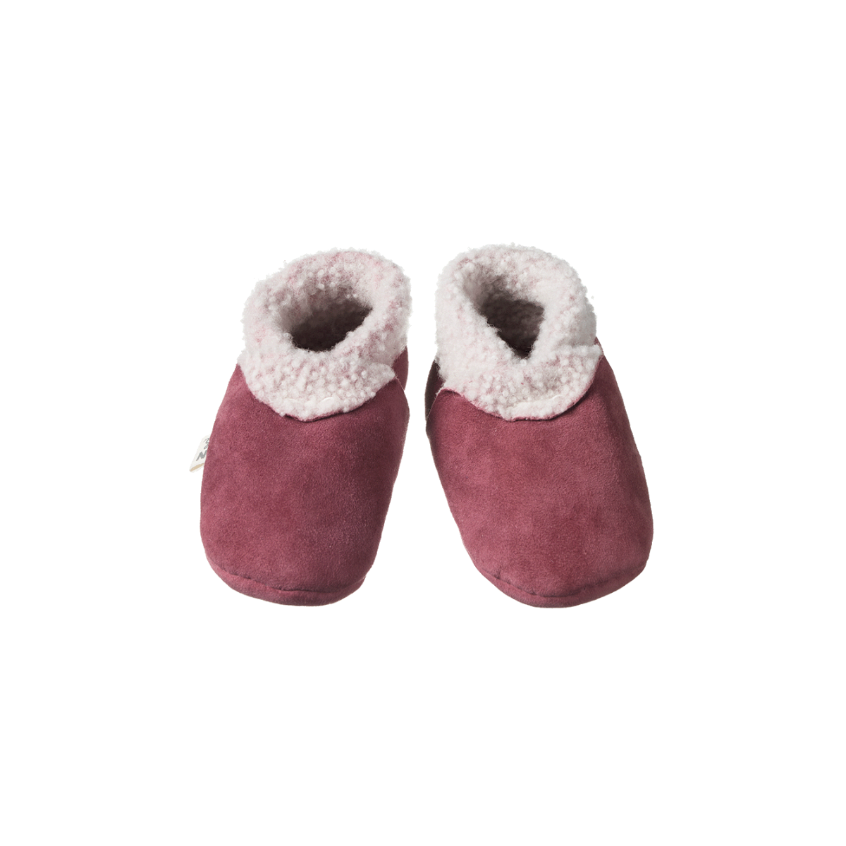 Nature Baby Lambskin Booties (rhubarb)