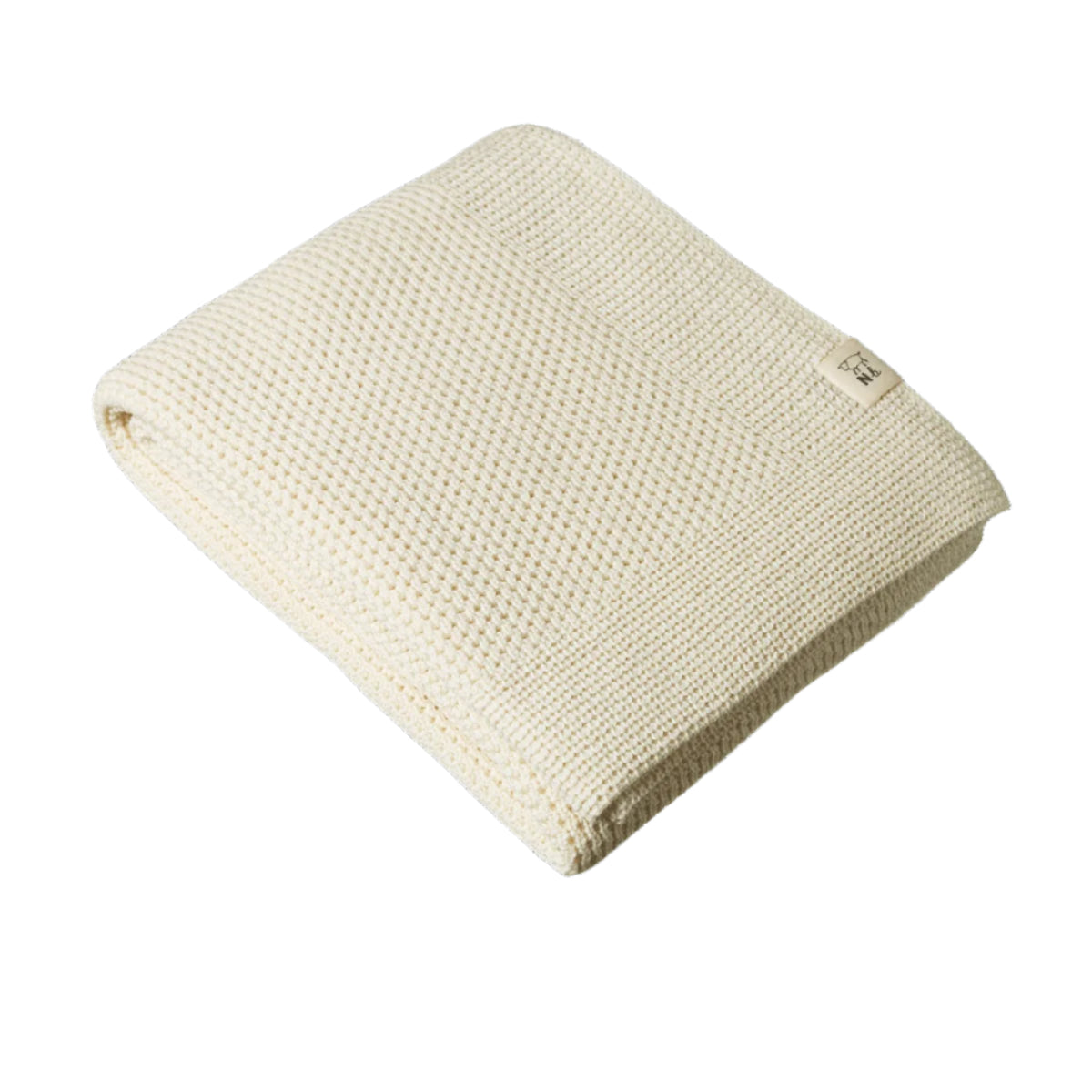 Nature Baby Merino Wool Knit Blanket Bassinet (natural)