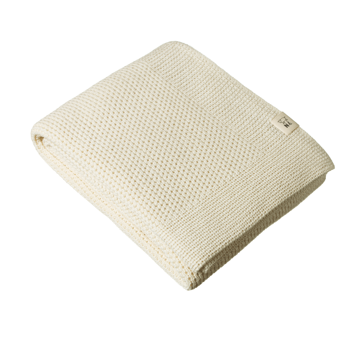 Nature Baby Merino Wool Knit Blanket Cot (natural)