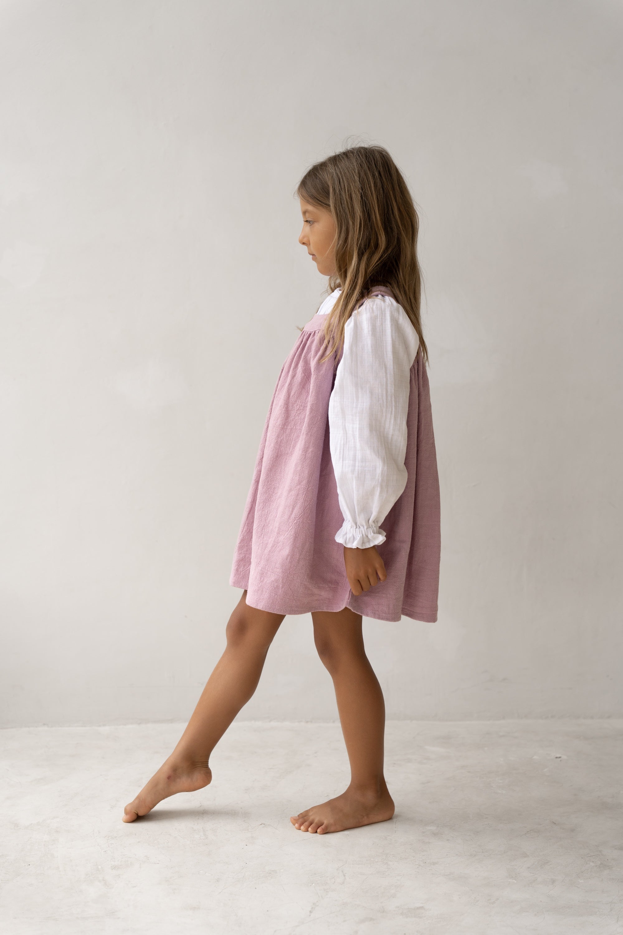 Illoura Iluka Pinafore (mauve)