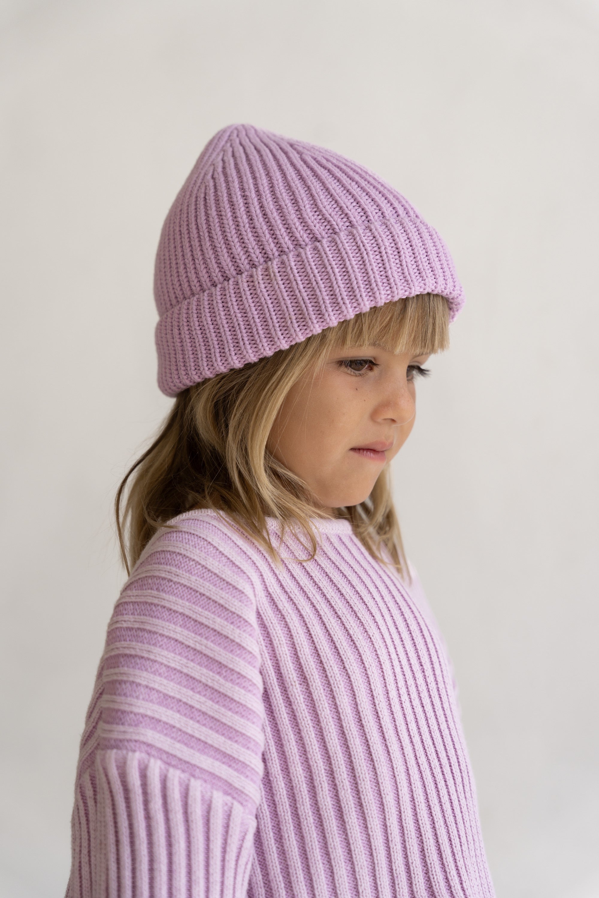Illoura Knit Beanie (mauve)