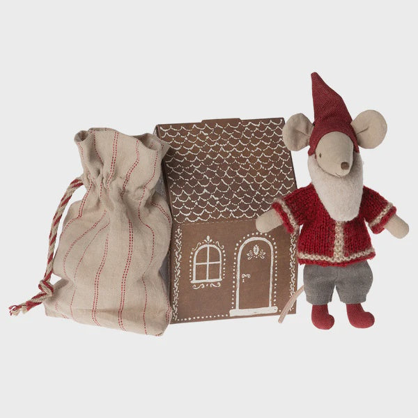 Maileg Santa Mouse In Box