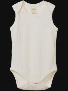 Nature Baby Singlet Bodysuit Pointelle (natural)