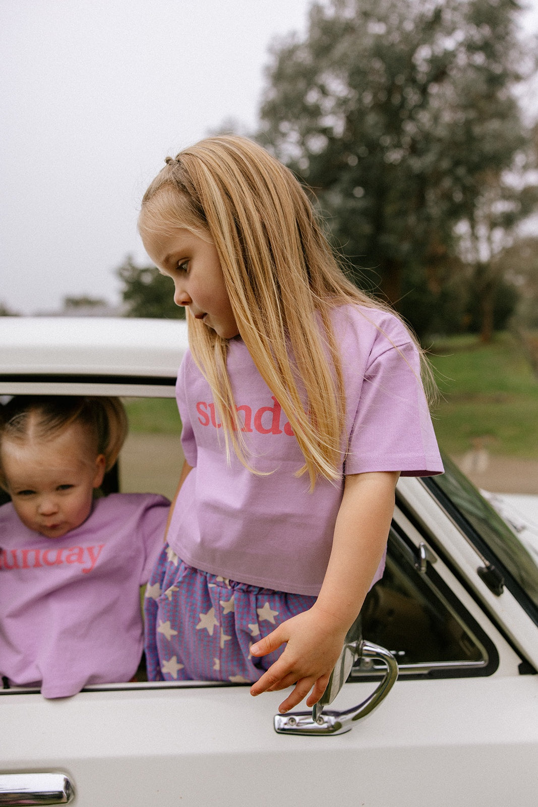 Sunday Siblings Sunday Tee - Purple